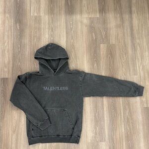 TALENTLESS Charcoal Hoodie for Men